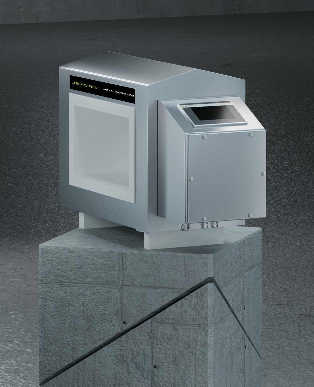 Sesotec tunnel metal detector
