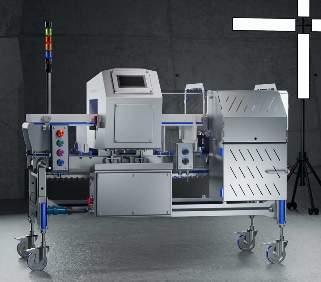 Tunnel metal detector